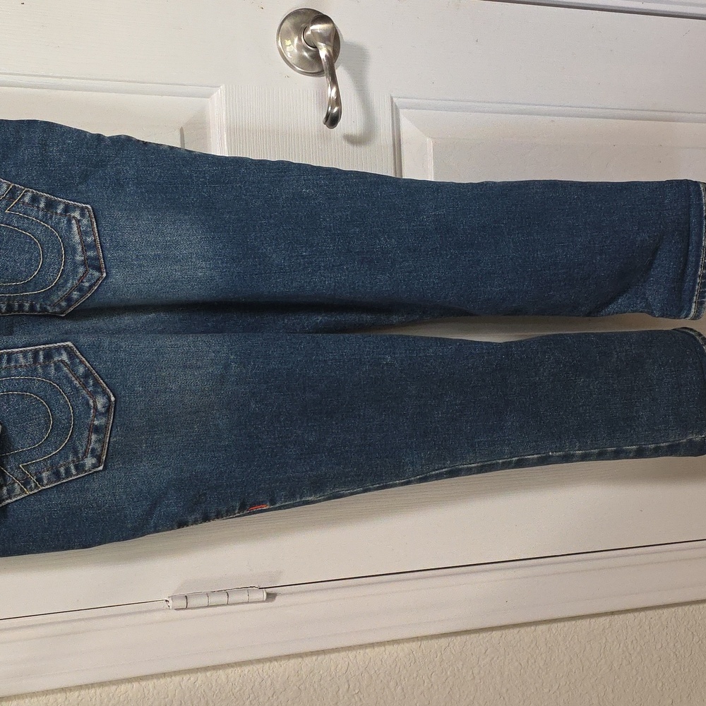 True Religion Dark Blue Denim Overalls - Picture 11 of 13